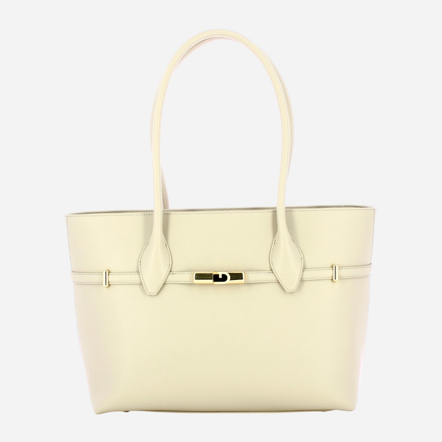 Torba shopper damska skórzana Furla WB01497BX3104VAN001007 Beżowa (800070331327) - obraz 1