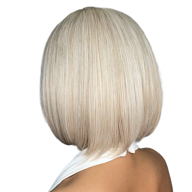 Перука пепельний Blond каре, натуральне синтетичне волосся - зображення 7
