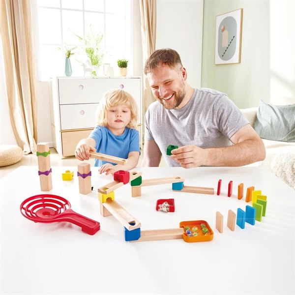 Конструктор-лабиринт Hape Marble Run Множество дорожек 50 эл. (E1102) - изображение 6