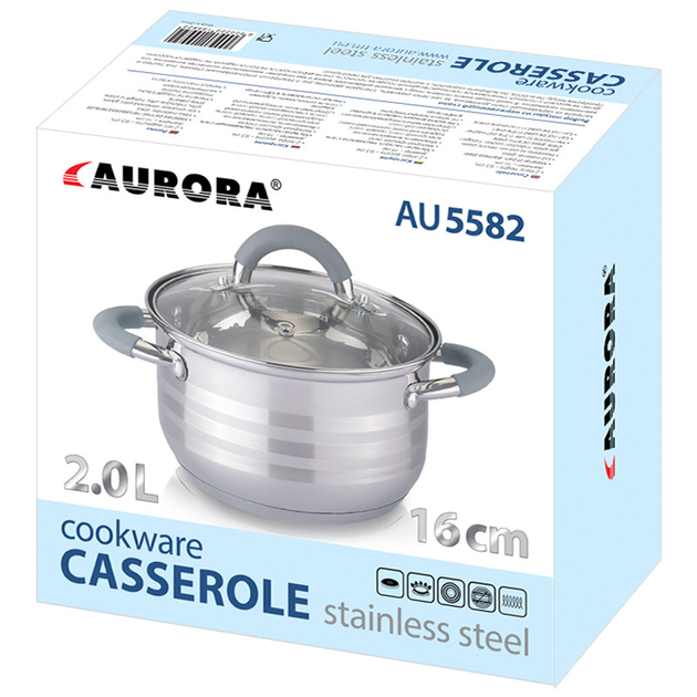 Каструля Aurora 2 л 16 см (6900220155822) - зображення 4