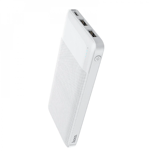 Портативна батарея Power Bank HOCO J72 USB / Type-C 10000mAh, White - Фото 1 Портативна батарея Power Bank HOCO J72 USB / Type-C 10000mAh, White - зображення 1
