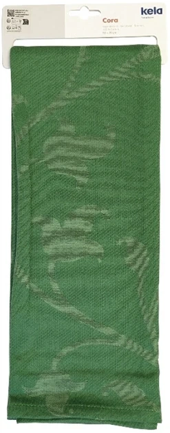 Кухонное полотенце Kela Cora 70x50 см Темно-зеленый узор (12825) - Фото 3 Кухонное полотенце Kela Cora 70x50 см Темно-зеленый узор (12825) - изображение 3