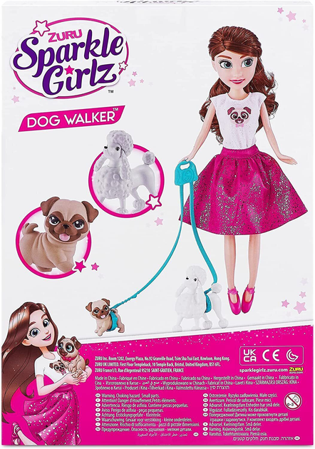 Lalka Sparkle Girlz Dog Walker z akcesoriami (193052050496) - obraz 4