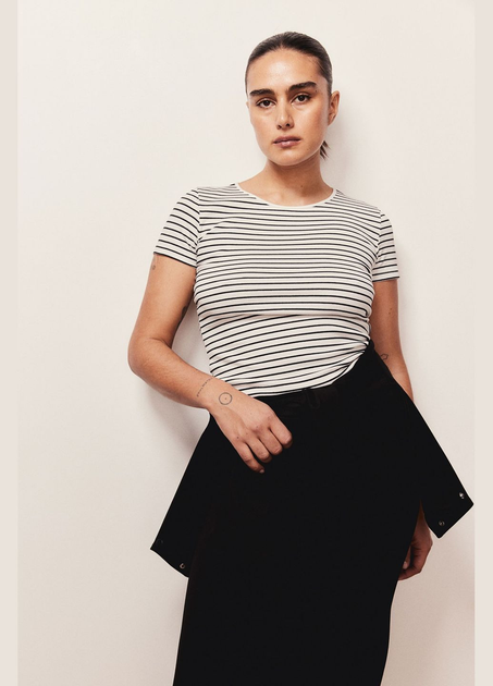 Футболка жіноча M H&M 1235366003 - зображення 3