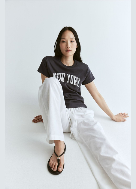 Жіноча футболка S H&M 1239920003 - Фото 2 Жіноча футболка S H&M 1239920003 - зображення 2