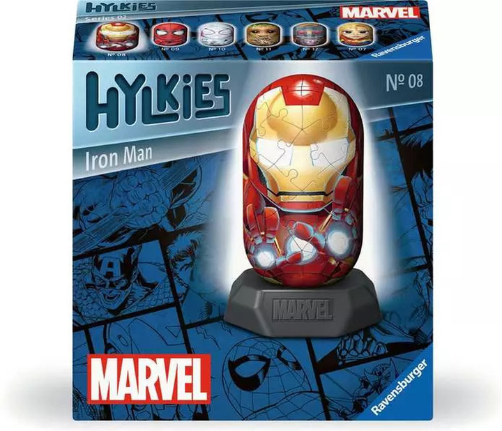 3D-пазл Ravensburger Hylkies Marvel Залізна людина (4005555011576) - зображення 1