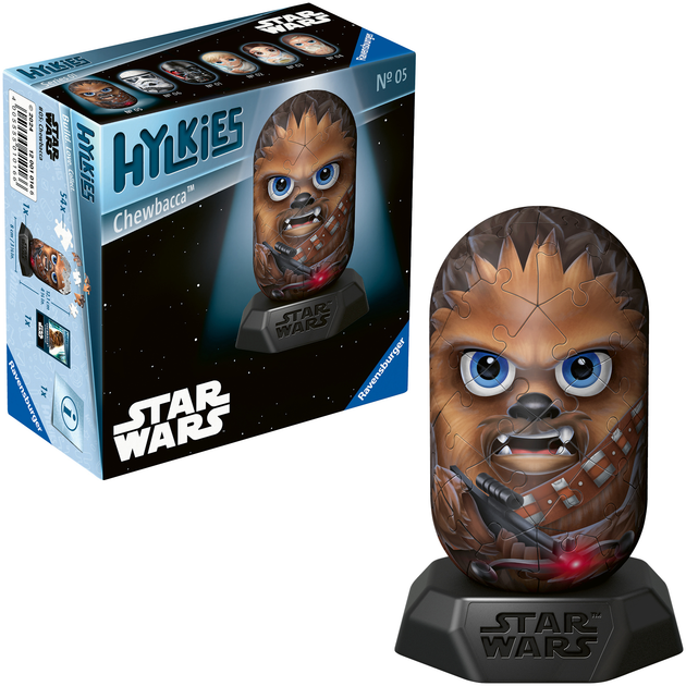 3D-пазл Ravensburger Hylkies Star Wars Chewbacca (4005555010166) - зображення 2