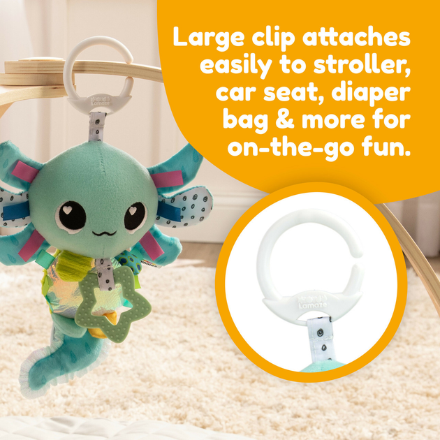 Zabawka-zawieszka do wózka Lamaze Alise the Axolotl (796714274973) - obraz 5