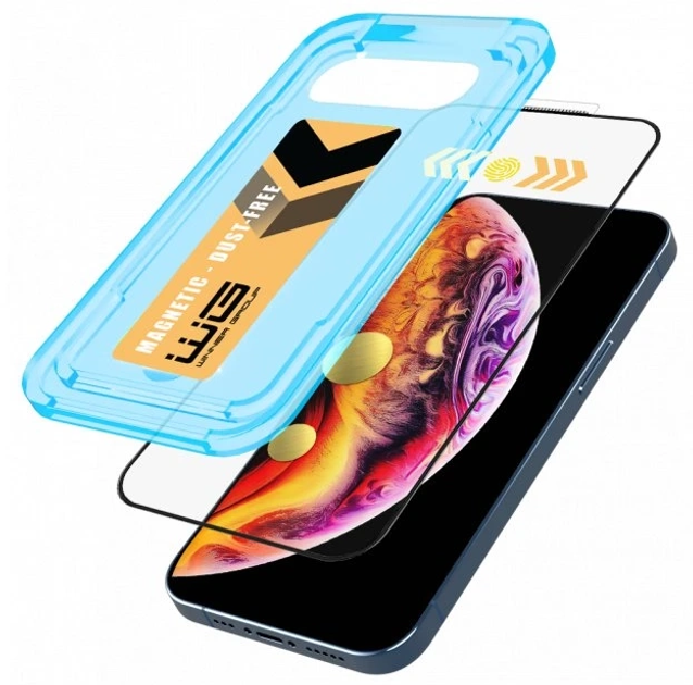 Szkło hartowane Winner Group Tempered glass with applicator do Apple iPhone 15 Pro (8591194118685) - obraz 1