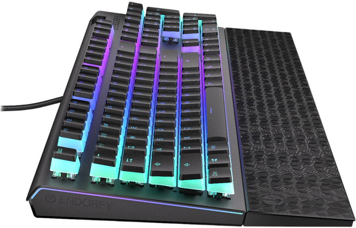 Klawiatura przewodowa Endorfy Omnis Pudding Kailh Blue USB Black (EY5A031) - obraz 6