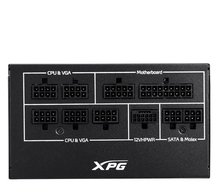 Блок питания XPG Core Reactor II 850W 80 Plus Gold ATX 3.0 (COREREACTORII850G-BKCEU) EU - изображение 2