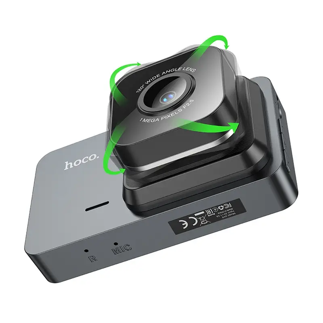 Видеорегистратор для авто HOCO DV9 3-inch screen driving recorder (720P) - изображение 5