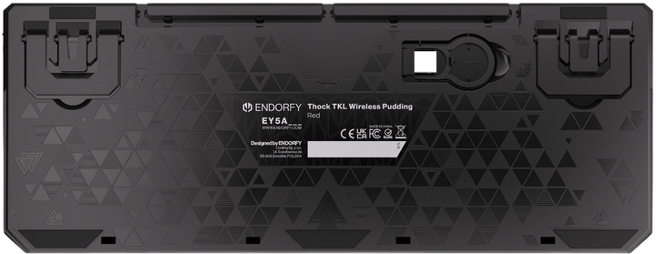 Klawiatura bezprzewodowa Endorfy Thock TKL Pudding Kailh Box Red Wireless Black (EY5A119) - obraz 13