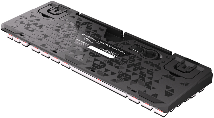 Klawiatura bezprzewodowa Endorfy Thock TKL Pudding Kailh Box Red Wireless Black (EY5A119) - obraz 15