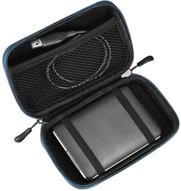 Obudowa na zewnętrzny dysk twardy 2.5" SUBBLIM Business Case Dark Blue (SUB-HDD-HBC003) - obraz 2