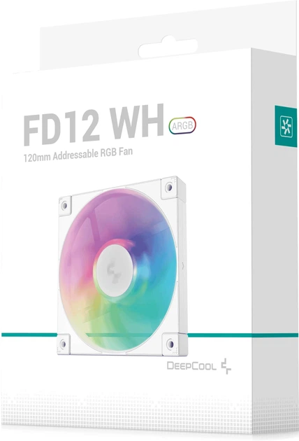 Wentylator DeepCool FD12 ARGB White (R-FD12-WHAPN1-G) - obraz 9