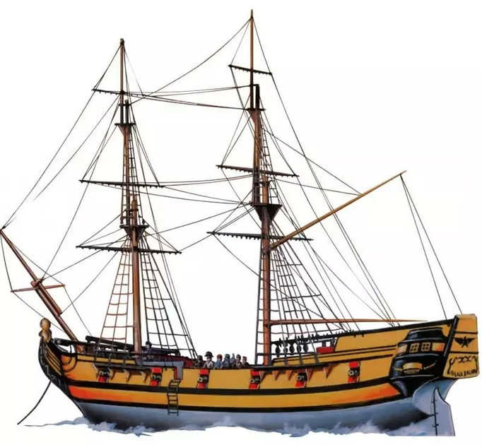 Zestaw do sklejania Mastercraft Pirate Ship Black Falcon 1:120 (5903852060619) - obraz 2