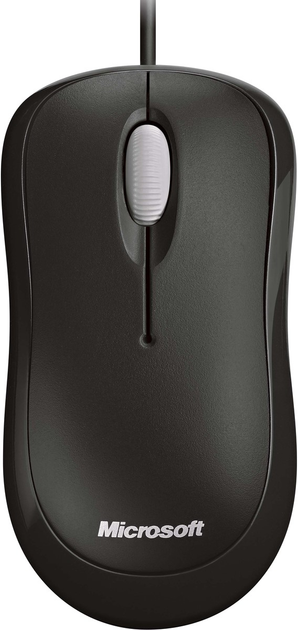 Mysz Microsoft Basic USB Czarna (4YH-00007) - obraz 1