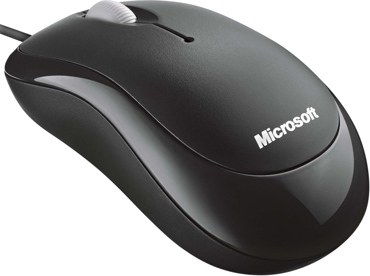 Mysz Microsoft Basic USB Czarna (4YH-00007) - obraz 2