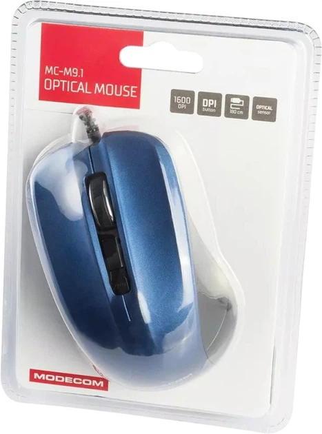 Mysz Modecom MC-M9.1 USB niebieska (M-MC-00M9.1-140) - obraz 5