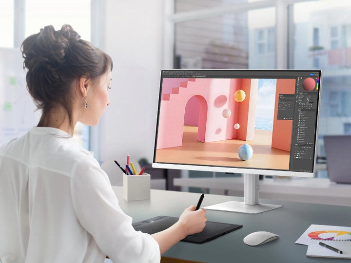 Монітор 32" Samsung ViewFinity S7 LS32D701EAUXEN - зображення 6