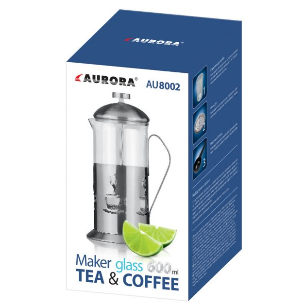 French press Aurora 600 ml (6900220180022) - obraz 2