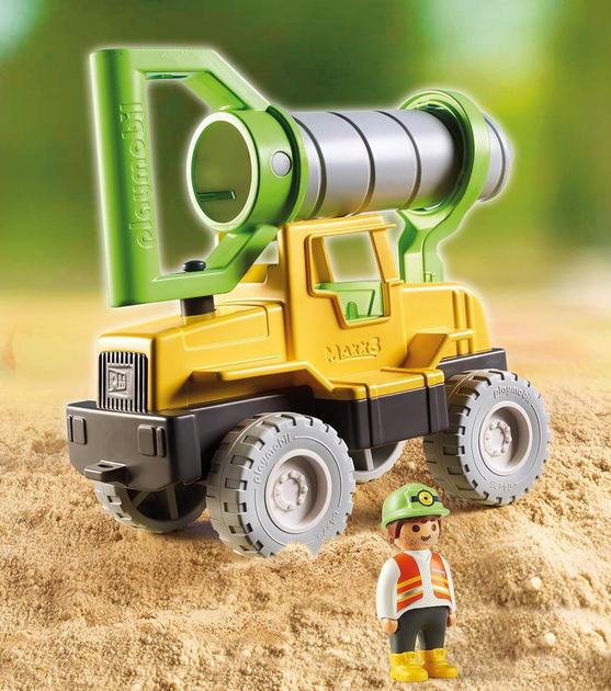 Автомобіль для піску Playmobil з буром (4008789700643) - зображення 3