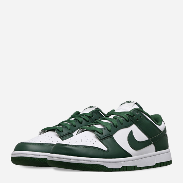 Sneakersy męskie skórzane Nike Dunk Low Retro DD1391-101 45 (11US) Zielone (194955872055) - obraz 2