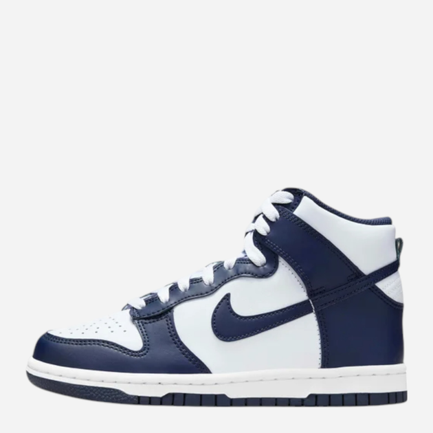 Sneakersy młodzieżowe chłopięce za kostkę Nike Dunk High DB2179-008 36.5 (4.5Y US) Białe (196975908868) - obraz 1