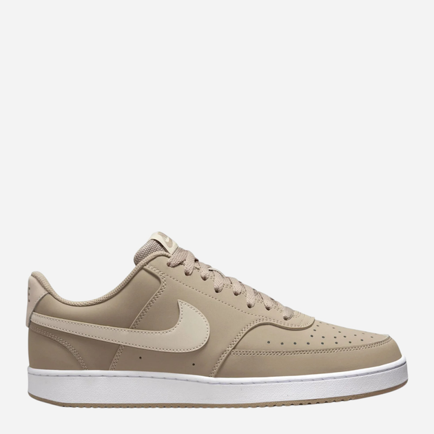 Sneakersy męskie do kostki Nike Court Vision Low HM6193-247 45 (11US) Ciemnobeżowe (197599058724) - obraz 1