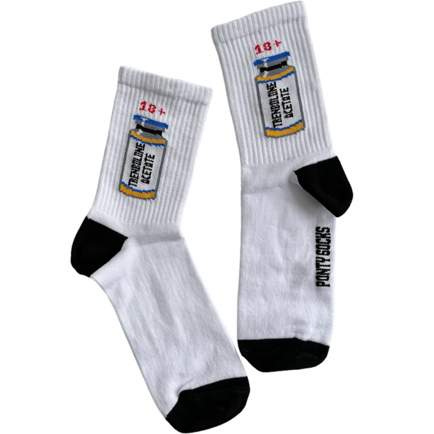 Шкарпетки Ponty Shop Тренболон розміри 36-40 Білі - Фото 1 Шкарпетки Ponty Shop Тренболон розміри 36-40 Білі - изображение 1