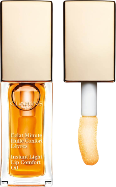 Olejek do ust Clarins Instant Light nawilżający 01 Honey 7 ml (3380810279481) - obraz 1