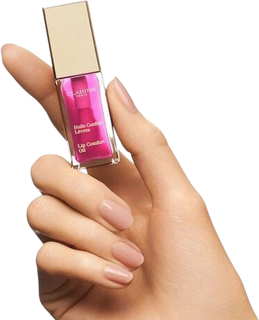 Olejek do ust Clarins Instant Light nawilżający 02 Rasberry 7 ml (3380810284386) - obraz 4