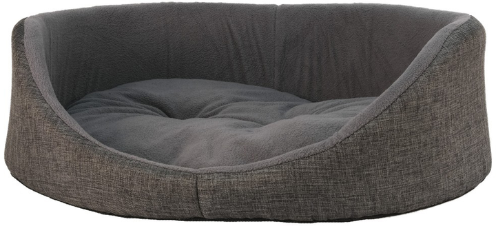Legowisko dla psów i kotów owalne FX Home 50x40x17 cm Grey (2820000011688) - obraz 4