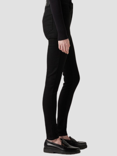 Jeansy skinny damskie Levi's 720 Hirise Super Skinny 52797-0000 32-32 Czarne (5400537910387) - obraz 4