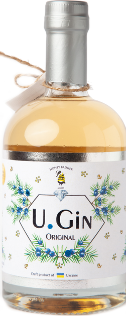 Настоянка Хани Баджер U.Gin 0.5 л 37% (4820214140189) - изображение 1