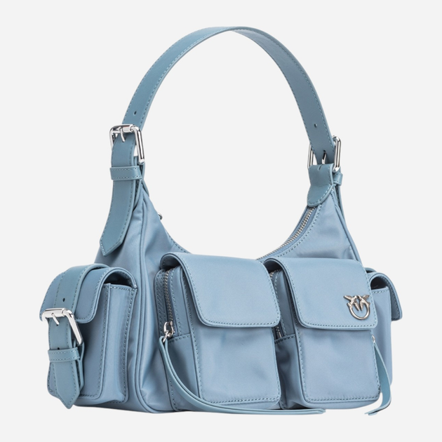 Torba damska Pinko Cargo 102794A1J4-F1NN Niebieska (800070319773) - obraz 3