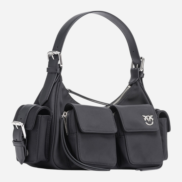 Сумка жіноча середня Pinko Cargo 102794A1J4-Z99N Чорна (800070319774) - зображення 3
