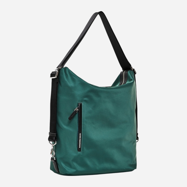 Сумка хобо жіноча велика Mandarina Duck Hunter P10VCT10-A44 Зелена (800070330346) - зображення 3