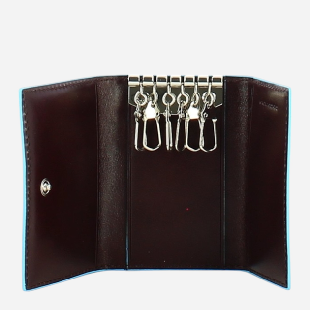Etui na klucze skórzane Piquadro PC1396B2/MO Brązowe (800070202008) - obraz 3