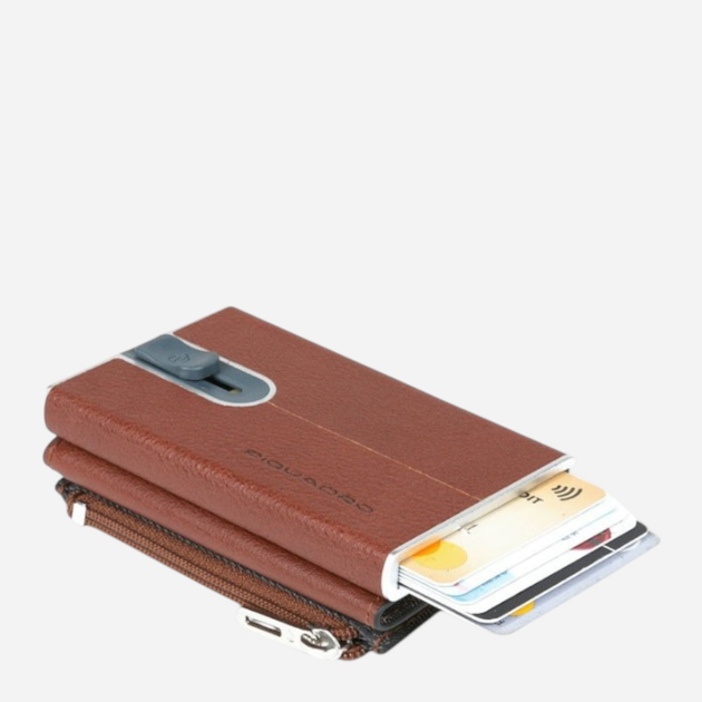 Etui na karty męskie Piquadro PP5585B3R/CU Brązowe (800070202035) - obraz 3