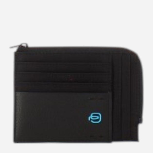 Картхолдер чоловічий Piquadro PU1243P16/CHEVN Чорний (800070067183) - зображення 1