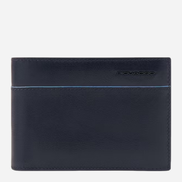 Портмоне чоловіче шкіряне Piquadro PU1392B2VR/BLU Синє (800070304201) - зображення 1