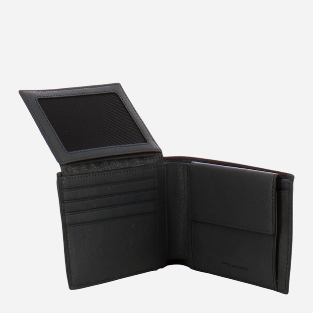 Портмоне чоловіче шкіряне Piquadro PU1392B3R/BLU4 Синє (800070210300) - зображення 4