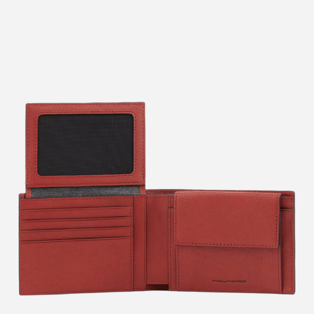 Портмоне чоловіче шкіряне Piquadro PU1392B3R/R2 Червоне (800070304175) - зображення 4