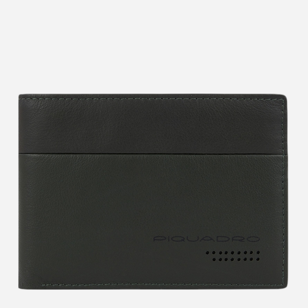 Portfel męski skórzany Piquadro PU1392UB00R/VE8 Zielony (800070308270) - obraz 1