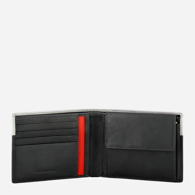 Портмоне чоловіче шкіряне Piquadro PU257UB00R/GRN Сіре (800070111641) - зображення 3