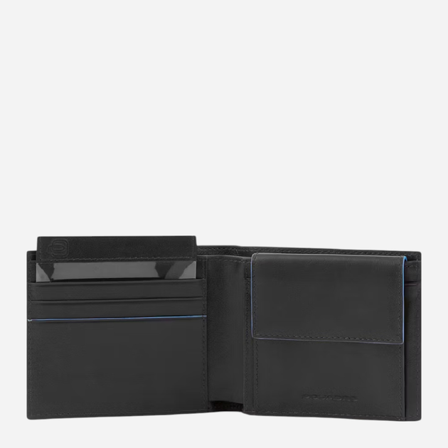 Портмоне чоловіче шкіряне Piquadro PU4188B2VR/N Чорне (800070304209) - зображення 4