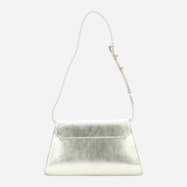 Torba damska skórzana Coccinelle Dew E1QTF120301-Y69 Srebrna (800070338285) - obraz 2