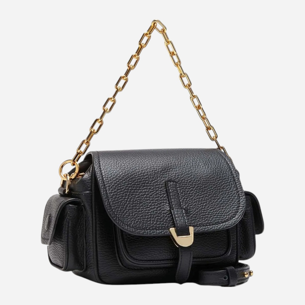Torebka crossbody damska skórzana Coccinelle Campus E1RFF550101-001 Czarna (800070338983) - obraz 4
